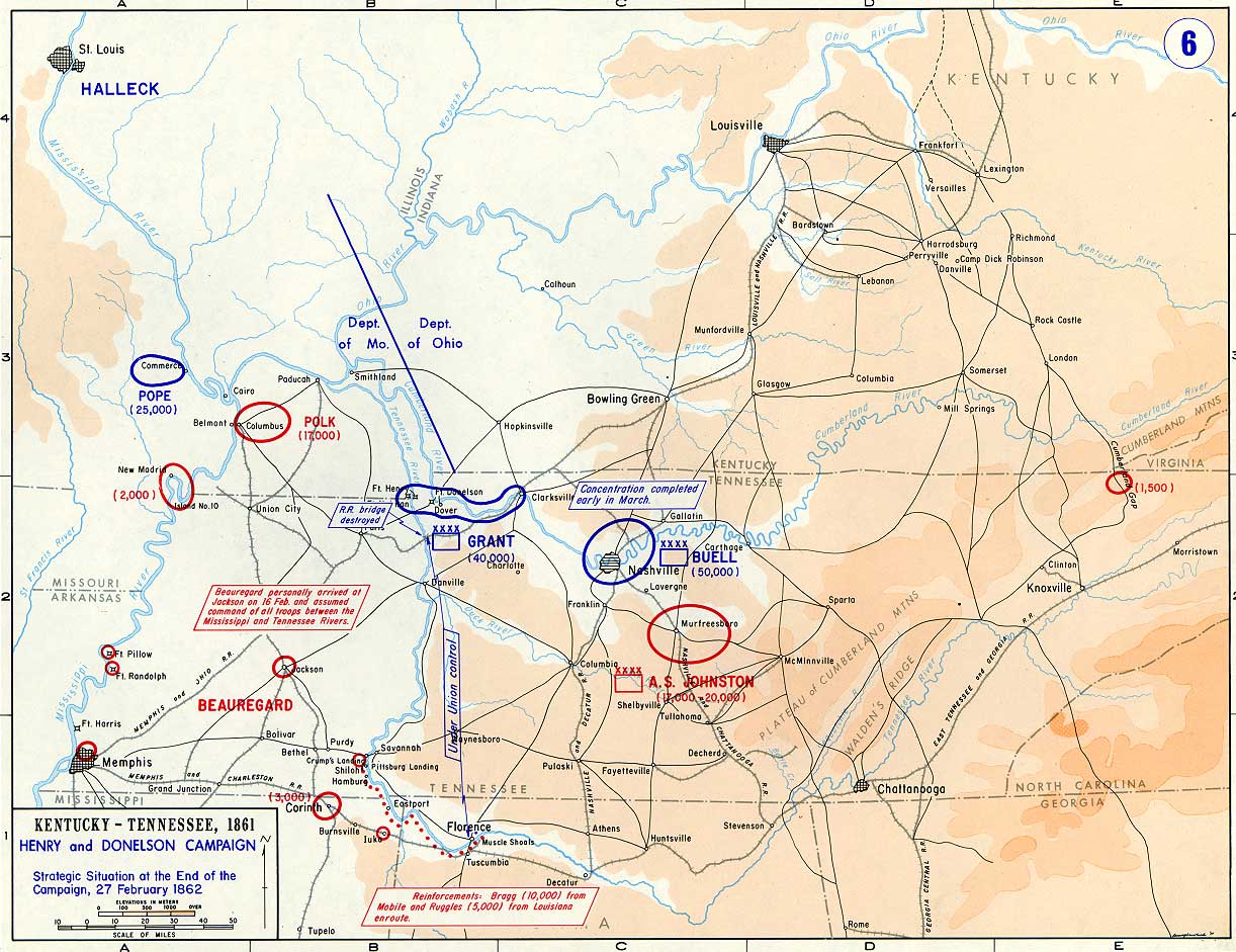 henry/donelson map